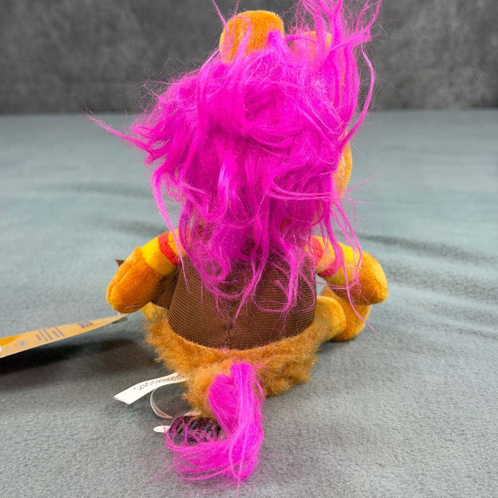 Fraggle Rock Gobo Plush Jim Henson Toy Factory Orange Pink Hair 2022 NWT - Picture 4 of 6